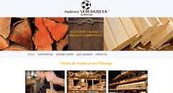 Desktop Screenshot of madereraladegajos.com