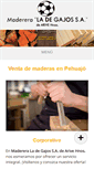 Mobile Screenshot of madereraladegajos.com